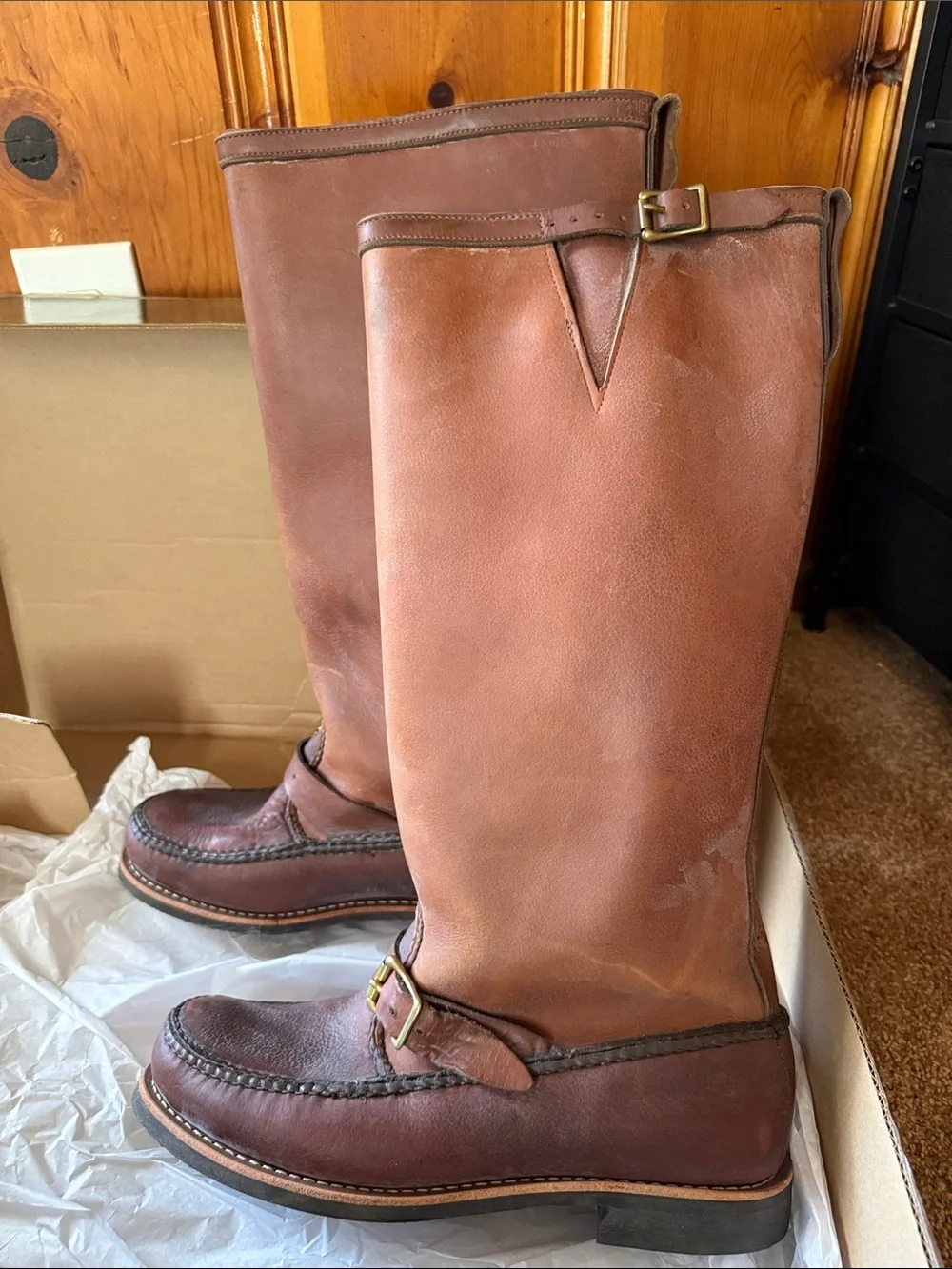 Gokey Men's Tall Leather Boots